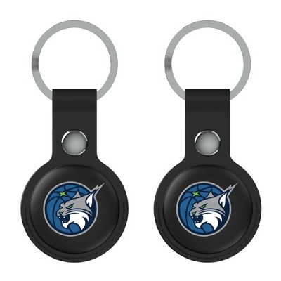 Keyscaper WNBA Insignia Black Airtag Holder 2-Pack