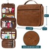 PAVILIA Hanging Toiletry Bag Women Men, Foldable Large Travel Cosmetic Organizer, Water Resistant Makeup Toiletries Essentials Kit - 2 of 4