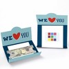 Big Dot of Happiness Grandpa, Happy Father's Day - We Love Grandfather Money and Gift Card Holders - Set of 8 - 2 of 4