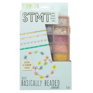 DIY Basically Beaded Jewelry Kit - STMT: Bracelet Making Kit with Clay Beads & Storage Case, 3696 Pieces - 1 of 4