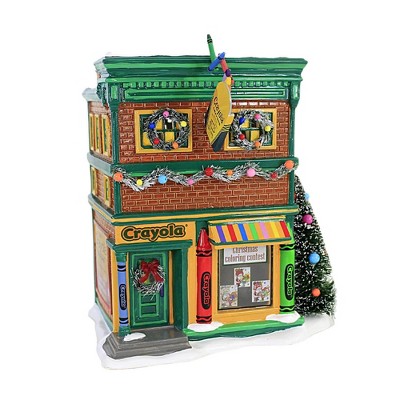 Department 56 House 8.5 Inch Crayola Crayon Store Original Snow Village Village Buildings