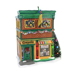 Department 56 House 8.5 Inch Crayola Crayon Store Original Snow Village Village Buildings - 1 of 3