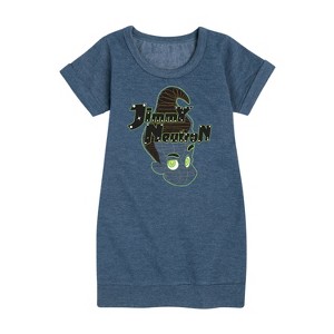 - Jimmy Neutron - Gotta Blast Graphic Short Sleeve Fleece Dress - 1 of 4