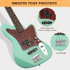 GLARRY 4 String Electric Bass Guitar Beginner Kit w/20w Amp, Red Pearl Guard Full Size Bass - 4 of 4