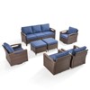 Belord Outdoor Patio Furniture Set - 7 Pieces All-Weather Wicker Outdoor Furniture with Swivel Patio Chairs Outdoor Patio Conversation Sets - 2 of 4