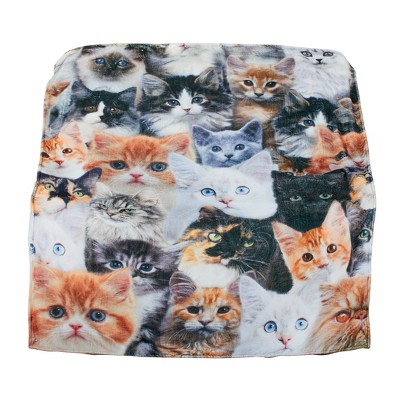 Collections Etc 6-Foot Long Soft Fleece Cat Throw Blanket THROW White
