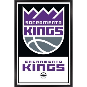 Trends International NBA Sacramento Kings - Logo 21 Framed Wall Poster Prints - 1 of 4