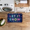 Stupell Industries Purple Tone Let It Snow Printed Anti-Fatigue Floor Mat, design by Emily Cromwell, 30"x18" - 4 of 4