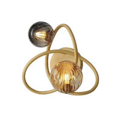 ET2 Lighting Planetary 2 - Light Wall Light in  Gold