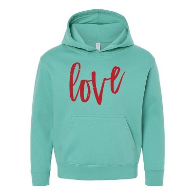 The Juniper Shop Love Cursive Youth Graphic Hoodie