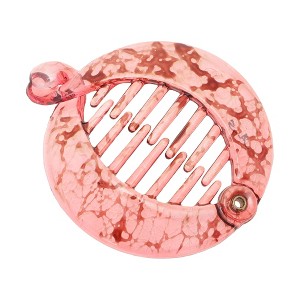 Unique Bargains Elegant Round Fish Shape Hair Clips Hairdo Clip 1 Pc - 1 of 4