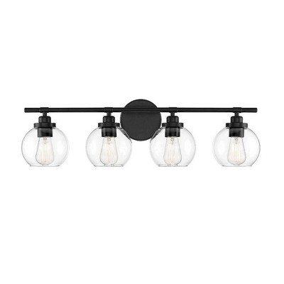 Savoy House Carson 4 - Light Vanity in  Matte Black