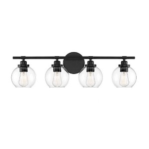Savoy House Carson 4 - Light Vanity in  Matte Black - 1 of 4