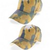 Alilang Tie-Dye Pattern Baseball Cap with Curved Brim - 3 of 4