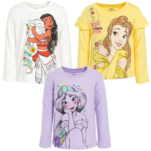 Girls Long Sleeve Beauty Graphic Tee