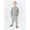 Organic Cotton Sweatsuit Set | Green | Charlie Lou Baby - 2 of 4