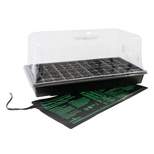 Jump Start CK64060 120V 17W Germination Hot House with Heat Mat, Watertight Tray, Cell Insert and 7" Humidity Dome