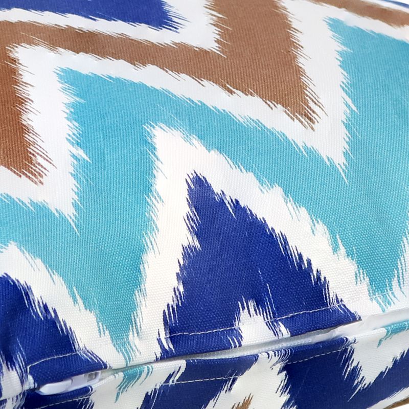 Sunnydaze Indoor/Outdoor Weather-Resistant Polyester Lumbar Decorative Pillow with Zipper Closure - 2pk, 4 of 9