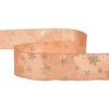 Northlight Gold Snowflakes Christmas Wired Craft Ribbon 2.5" x 10 Yards - 4 of 4