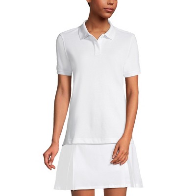 Lands' End School Uniform Young Women's Short Sleeve Mesh Polo Shirt
