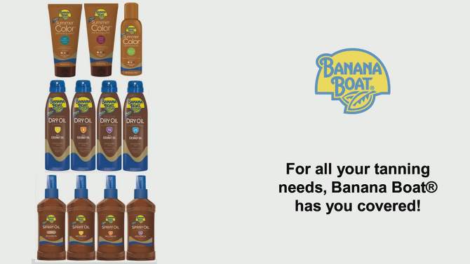 Banana Boat Dry Oil Clear Sunscreen Spray - 6oz, 2 of 12, play video