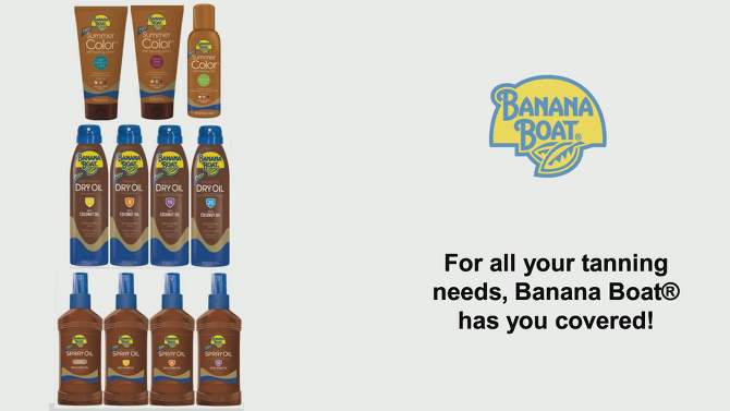 Banana Boat Dry Oil Clear Sunscreen Spray - 6oz, 2 of 12, play video