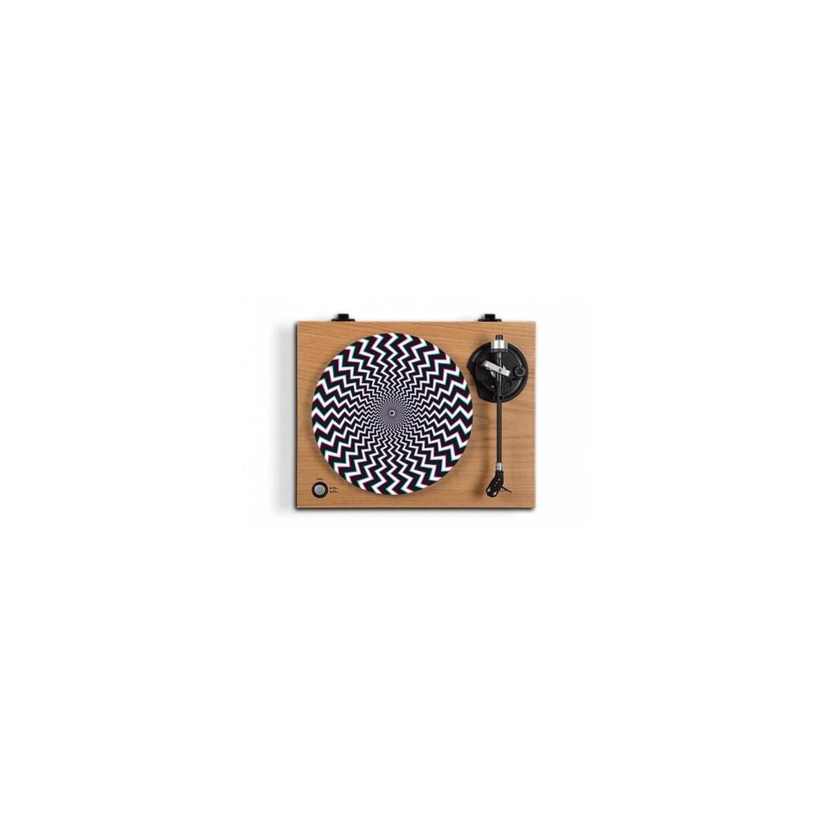 Bluescentric - Optical Illusion - 3D Bolts - Graphic Turntable Slip Mat [VINYL ACCESSORIES]