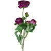 Northlight Real Touch™ Light Plum Purple Ranunculus Artificial Floral Sprays, Set of 6 - 21" - 3 of 4