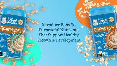 Gerber Baby Food Stage Single Grain Oatmeal Baby Cereal 16oz