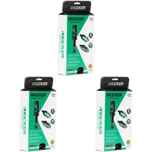 Kicker 47KMI10 Marine Series 2-Ch Rca Interconnect, 10.0m (3 Pair Bundle ) - 1 of 3