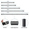 LunaLulinlk Extra Long Tension Shower Curtain Rod, Adjustable Heavy Duty Tension Rod for Bathroom Closet Windows, 115 inch - 2 of 4