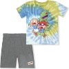 Nickelodeon Boy's Rugrats Tie Dye Graphic Tee and Casual Shorts Set for Toddler - 2 of 4