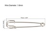 Unique Bargains Metal DIY Blankets Crafts Brooch Making Home Sewing Large Safety Pins 40 Pcs - 2 of 4