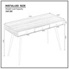PAGED 47.24" Office Desk with Drawers,Writing Desk with USB Ports and Power Outlet,Multifunctional Home Office Desk for Home,Office - 3 of 4