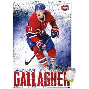 Trends International NHL Montreal Canadiens - Brendan Gallagher 18 Unframed Wall Poster Prints - 1 of 4