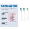 6 pack Replacement Toothbrush Heads Compatible with Philips Sonicare - 3 of 4