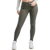 YMI Women's Hyper Stretch Mid-Rise 5 Pocket Slim Fit Skinny Jeans - 2 of 4