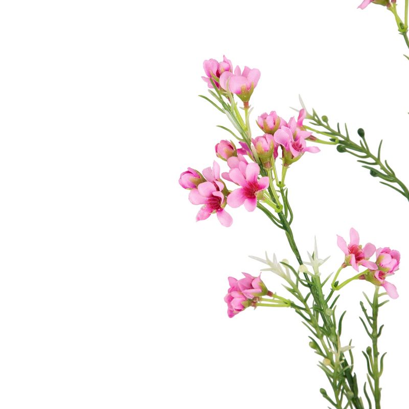 Allstate Floral 27" Pink Waxflower Artificial Silk Floral Spray, 4 of 5