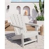 Adirondack Chair, Terrace seating, Outdoor Fire Pit Chairs with High Backrest &, Outside Furniture Chair for Patio, Deck, Backyard, Easy Assembly - 3 of 4