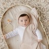 Bleu La La Luxe Collection 100% Organic Luxury Knit Baby Blanket + Hat Set - 2 of 4