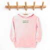 The Juniper Shop Embroidered Hippity Hoppity Stacked Toddler Hoodie - 2 of 4