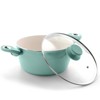 Gibson Home Plaza Cafe Aluminum 4.5 Qt Dutch Oven with Soft Touch Handles in Sky Blue - 4 of 4