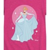 Girls' - Disney Princess - Cinderella Sparkles Fitted Short Sleeve Graphic T-Shirt - 2 of 4