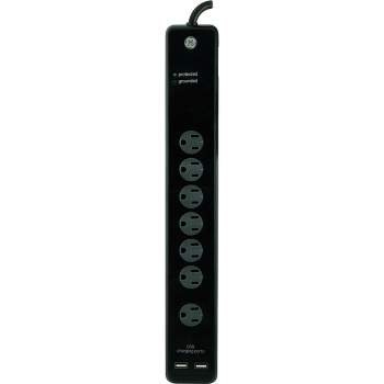 GE 7 Outlet Surge Protector Power Strip 4' Cord