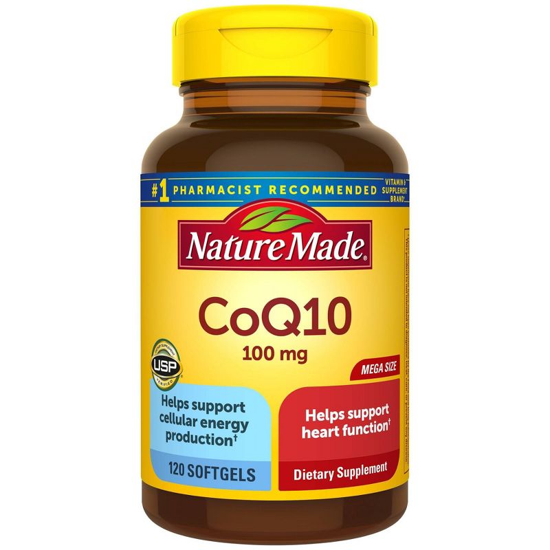 Nature Made 100mg CoQ10 Softgel - 120ct, 1 of 11
