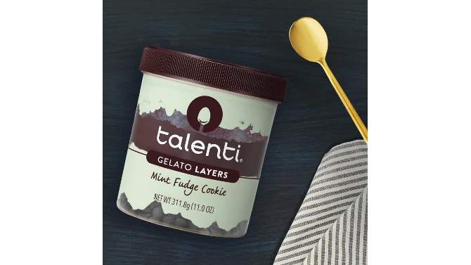 Talenti Gelato Layers Mint Fudge Cookie - 11oz, 2 of 10, play video