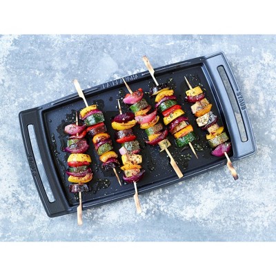 Staub Black Cast Iron Rectangular Griddle Pan with Handles
