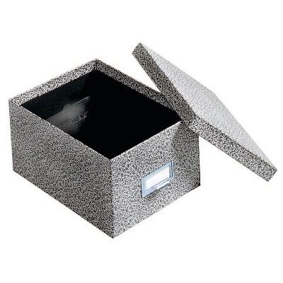 Globe-Weis Index Card File Box Black Agate 1000 Card Capacity (GLW 95 BLA) 194415