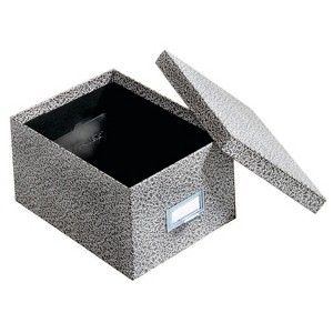 Globe-Weis Index Card File Box Black Agate 1000 Card Capacity (GLW 95 BLA) 194415 - 1 of 1