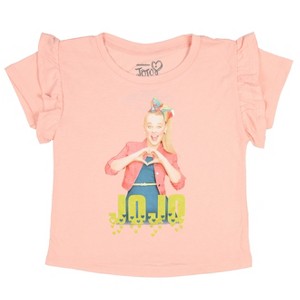 Seven Times Six Nickelodeon Jojo Siwa Heart nice Toddler T-Shirt Orange - 1 of 3